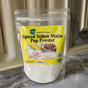ISZITOP FOODS SPICED YELLOW MAIZE PAP POWDER 200g